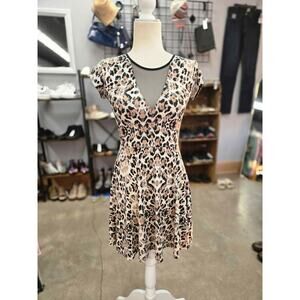 Kimchi Blue Urban Outfitters dress Leopard‎ Women's Small Mini